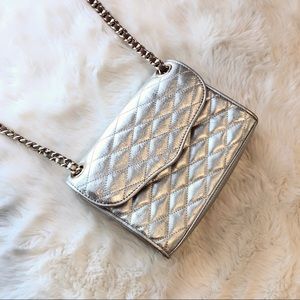 Rebecca Minkoff Gold Quilted Affair Mini